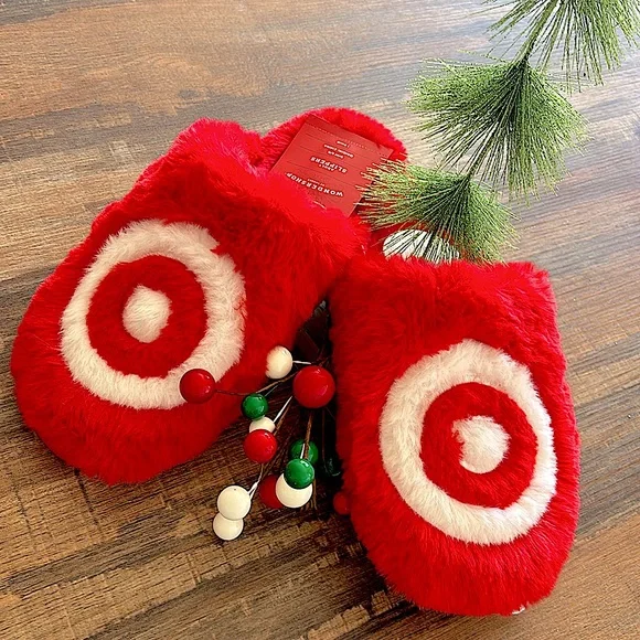 Target Bullseye Slippers Adult - Picture 1 of 4